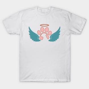 Dog Memorial Angel Wings Sublimation T-Shirt